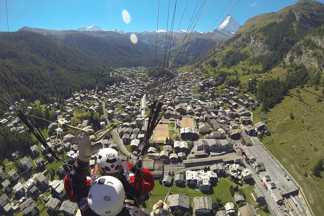 20 to 25 Minute Tandem Paragliding in Zermatt and Matterhorn View - Landing near Zermatt and the Victory Beer