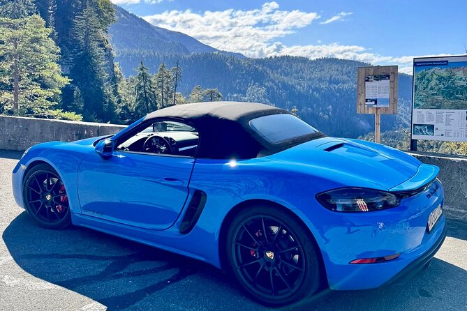 4-Day Swiss Alps Porsche Drive: Interlaken, Furka-Grimsel-Susten - Stein Glacier and the Aare Gorge