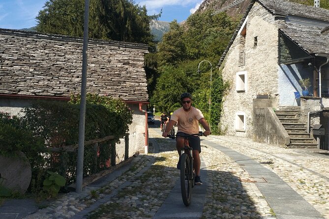 BikeBrix Scenic Cycling Tour in Lake Maggiore Ascona Locarno - The waterfall stop adds a short walk