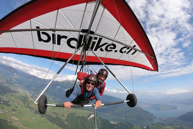 Birdlike Hang Gliding Lucerne - Clothing, bags, photos, and videos