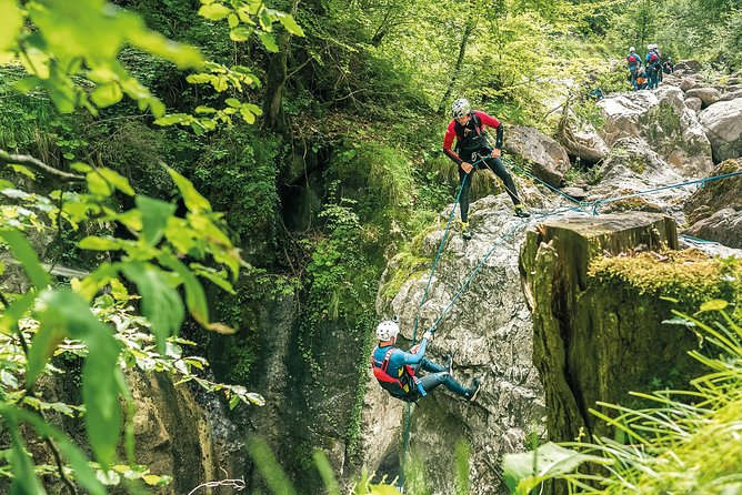 Canyoning Interlaken with OUTDOOR - Jumps, slides, and fast-moving pools
