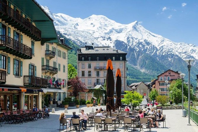 Chamonix and Mont Blanc Private Day Trip from Geneva - Riding the red Montenvers cog railway