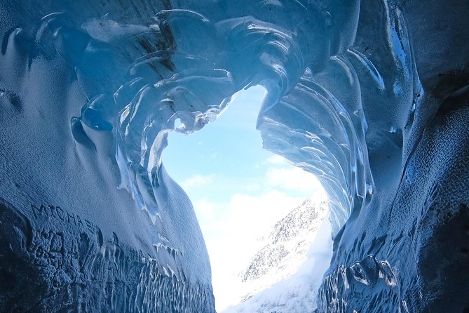 Chamonix & Mont Blanc Guided Day Trip with SkyView Panoramic bus - Riding the red train to Mer de Glace