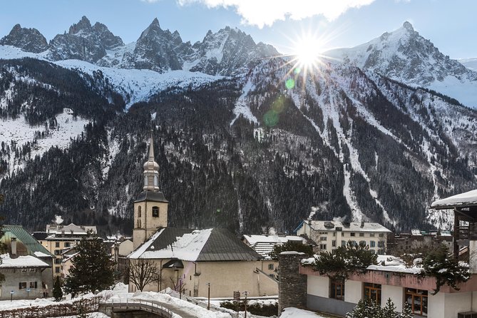Chamonix & Mont Blanc Panoramic Sky-Glass Bus Guided Day Trip - Taking the Montenvers train to Mer de Glace