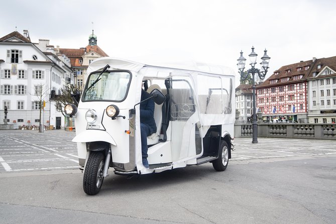 City Tour Plus Lucerne by Etuktuk - The 10.7-meter, 383-kilogram curiosity