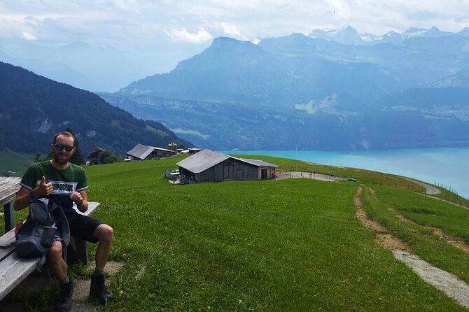 Full-Day Hiking Swiss Alps and Lake swim with Pick-up - Lake Lucerne: the well-earned finish