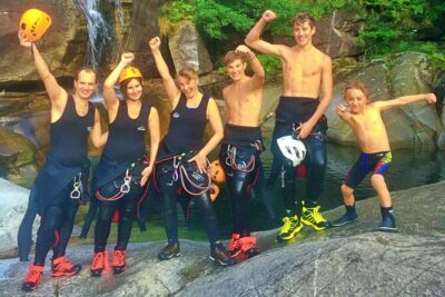 Fun and Adventure – Best beginner canyoning near Bellinzona
