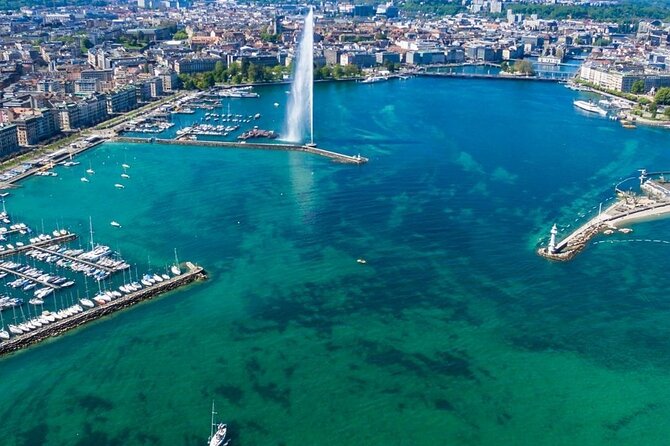 Geneva By E Bike United Nations Old Town Lake Fountain - Starting at Cornavin and heading toward the UN quarter