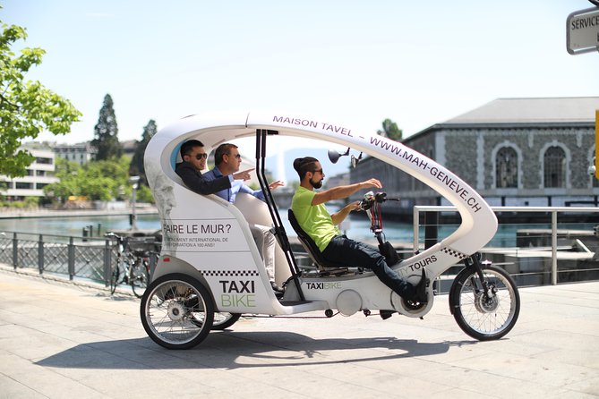 Geneva Highlights Tour by TaxiBike - Jet d’Eau, Geneva’s most famous symbol