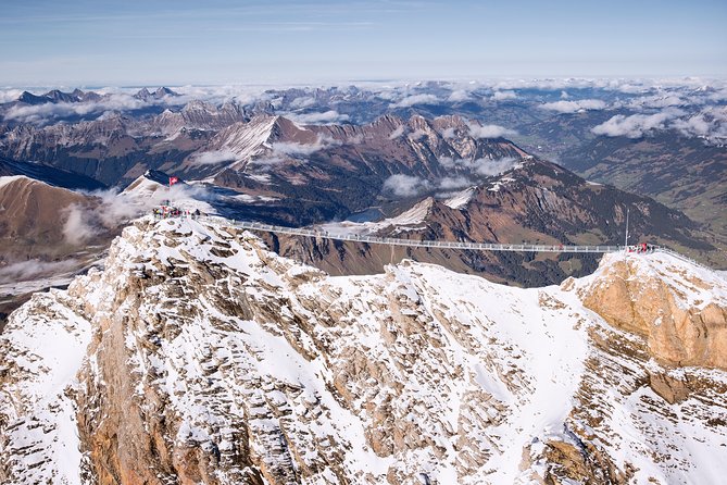 Glacier 3000 and Montreux Riviera from Geneva - Walking the glacier and crossing the Peak Walk