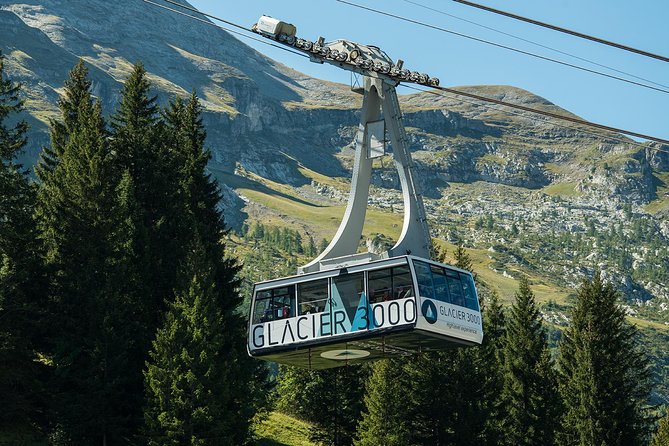 Glacier 3000 Ticket Including Cable Car and Peak Walk by Tissot - The 15-minute cable car ride to Scex Rouge