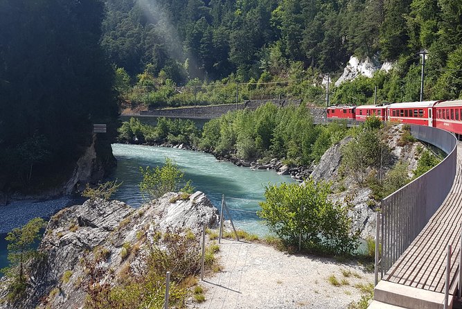 Glacier Express Panoramic Train Round Trip in one Day Private Tour from Basel - The Rhine Gorge brings the drama