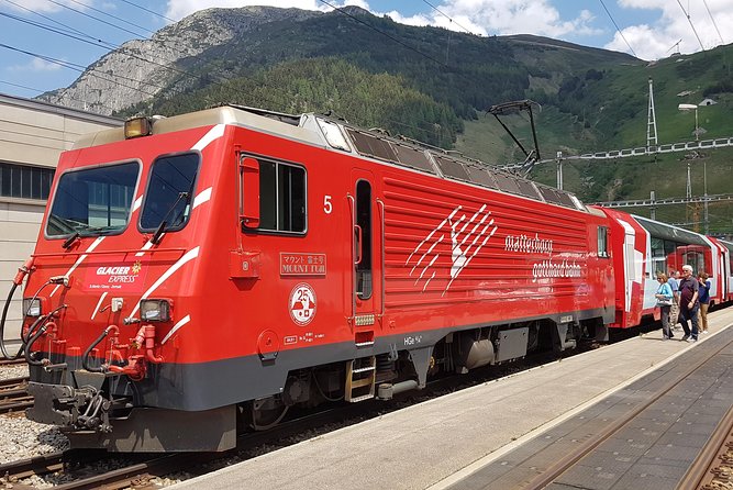 Glacier Express Panoramic Train Round Trip in one Day Private Tour from Basel - Through the Furka tunnel and Goms Valley