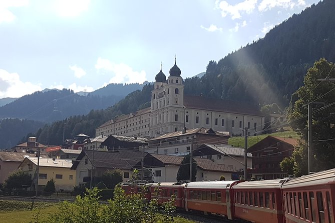 Glacier Express Panoramic Train Round Trip in one Day Private Tour from Luzern - Disentis and the climb toward Oberalp Pass