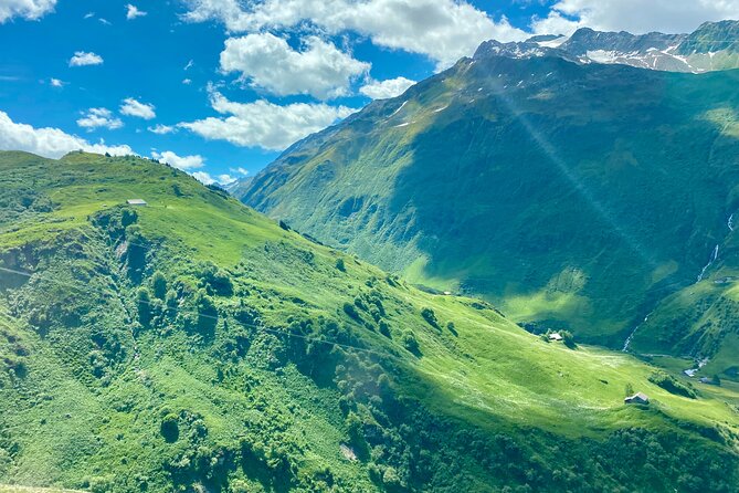Glacier Express, Swiss Alps & Lucerne Tour | From Lucerne - Oberalp Pass and the high point of the route