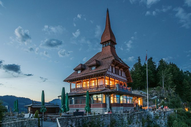 Harder Kulm - Top of Interlaken - Cable Car Ticket - The castle-like Harder Kulm restaurant