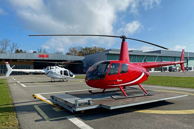 Helicopter tour to the Stockhorn mountain, with great view to the Swiss Alps - Taking Off From Bern-Belp Airport