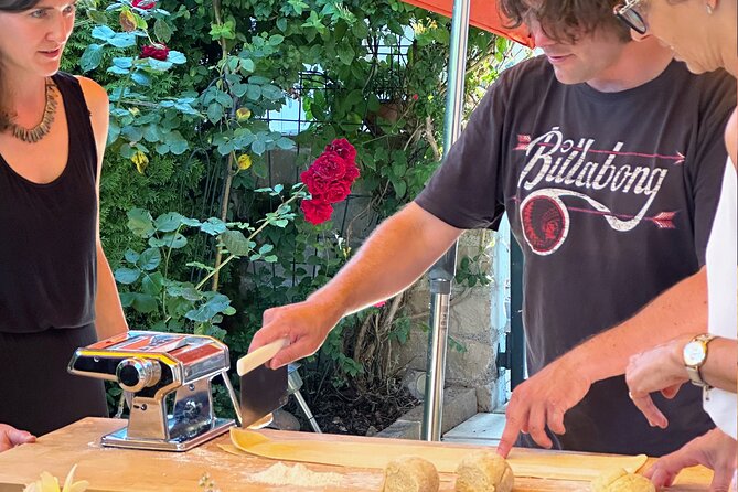 Homemade Italian Lasagna Experience with a Local Family - Making pasta with fresh eggs and Swiss flour