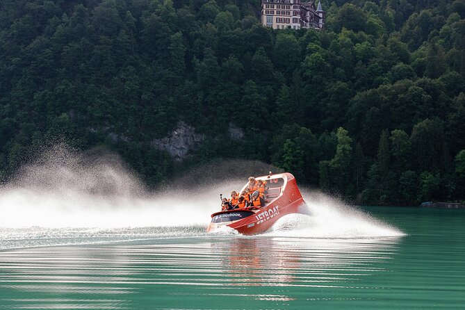 Jetboat Interlaken - The scenery from Lake Brienz