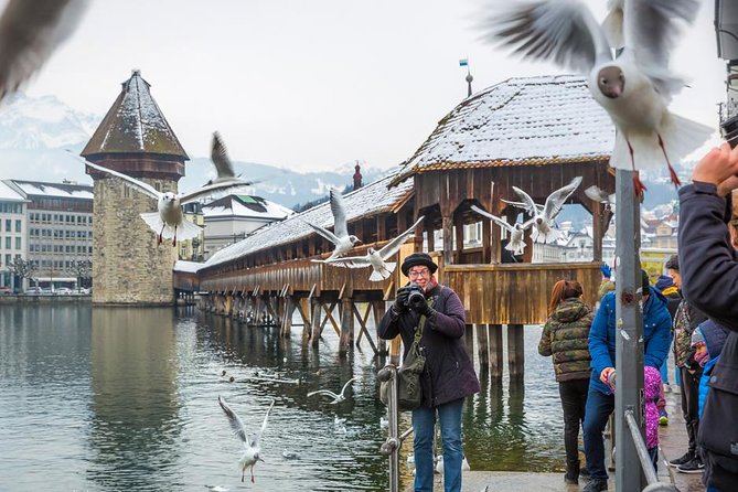 Lucerne Best Guided Walks - Alpine views from the defensive wall