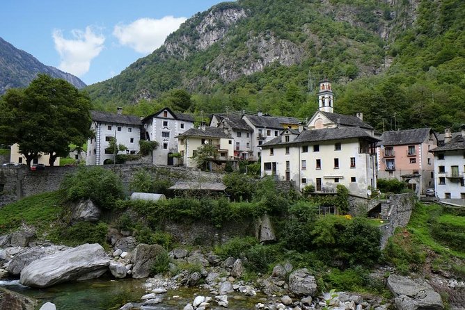 Lugano Mountains, tour from Milan, Lugano, lake Como. - Ponte dei Salti and the Ticino River
