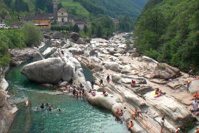 Lugano Mountains, tour from Milan, Lugano, lake Como. - Ascona brings the day down to Lake Maggiore