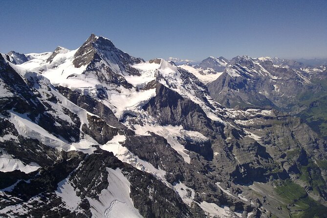 Matterhorn helicopter tour - longest scenic flight from Bern over the Swiss Alps - Sion and the Rhône Valley From Above