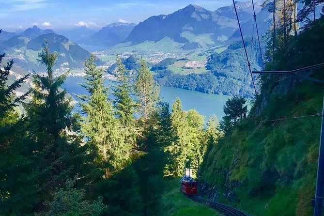 Mount Pilatus (Private Tour) - Descending on the 48 percent cogwheel railway