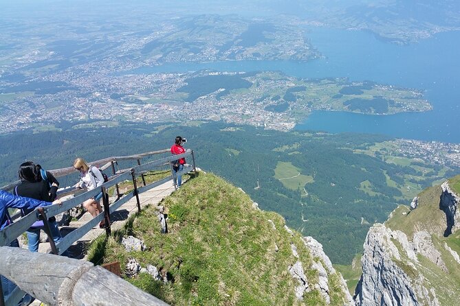 Mount Pilatus Summit from Lucerne With Lake Cruise - The steep cogwheel train down to Alpnachstad
