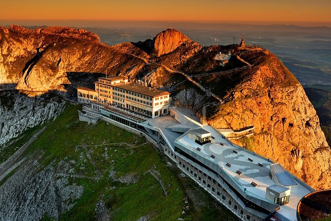 Mt Pilatus and Lucerne Day Trip from Zurich With Lake Cruise - Descending on the world’s steepest cogwheel railway
