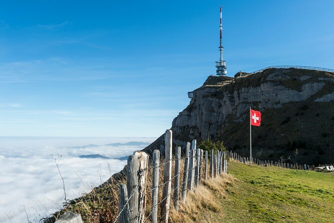 Mt. Rigi Self-Guided Tour: Lake Lucerne Cruise and Mountain Spa - Taking the cable car down to Weggis