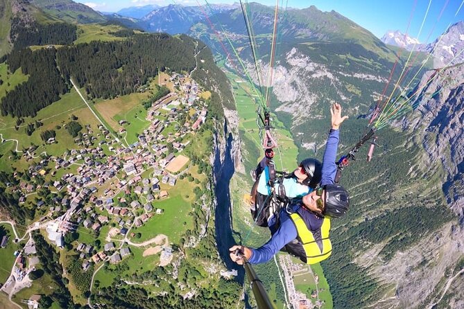 Mürren Lauterbrunnen: Paragliding Panorama Tandem Flights - Reaching the Birg launch area at 2,600 meters
