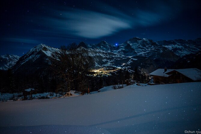 Night Sledding from Interlaken - From Interlaken to the mountain base
