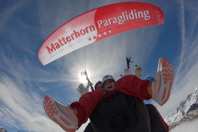 Panoramic Paragliding Flight in Zermatt Matterhorn (15-20min) - Taking off above Zermatt at 2,600 meters