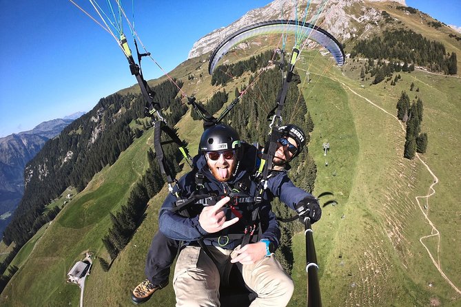 Paragliding Tandemflight Lucerne - Engelberg - Takeoff: the only part that feels dramatic