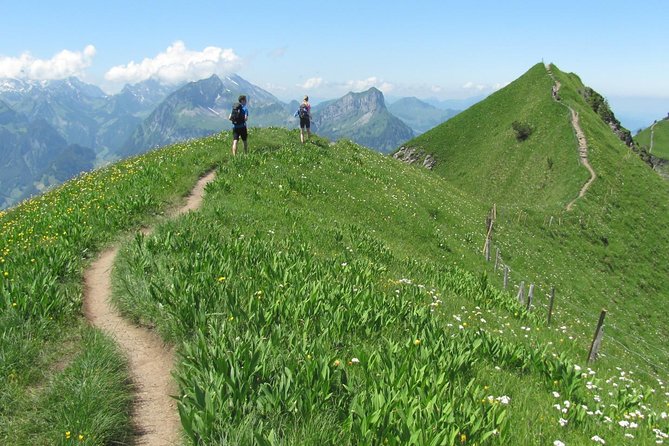 Peak to Peak Private Hiking Tour from Lucerne - The chairlift ride to Klingenstock