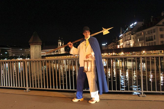 Private 1.5-Hour Nightwatchman Walk in Medieval Lucerne - The old pharmacy and guardian demons