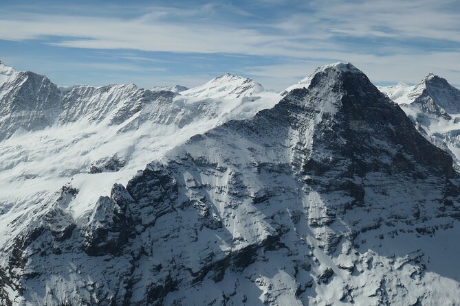 Private helicopter tour to the Swiss Alps - see the Eiger, Monch and Jungfrau - Interlaken between two blue lakes