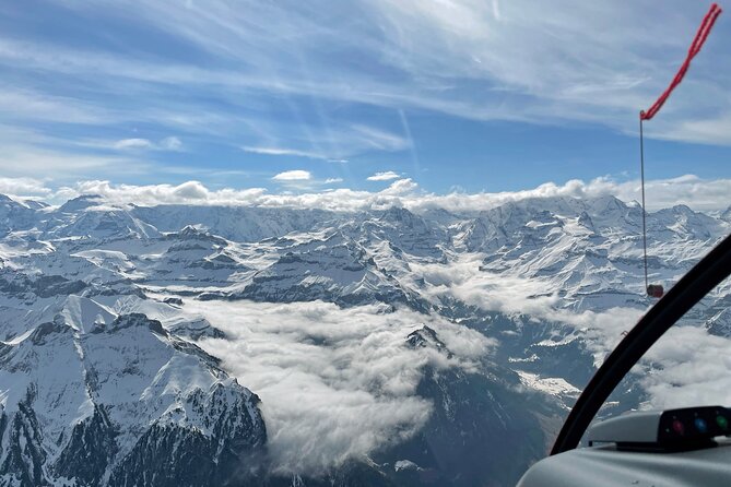 Private helicopter tour to the Swiss Alps - see the Eiger, Monch and Jungfrau - The Eiger, Mönch, and Jungfrau from above