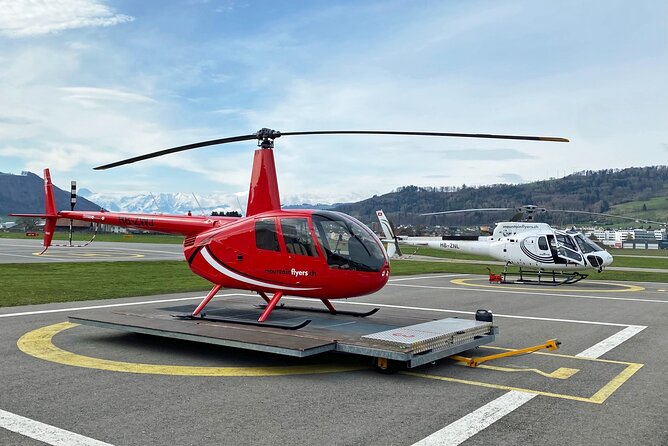 Private Swiss Alps helicopter tour over snow covered mountain peaks and glaciers - Jungfraujoch and the Aletsch Glacier