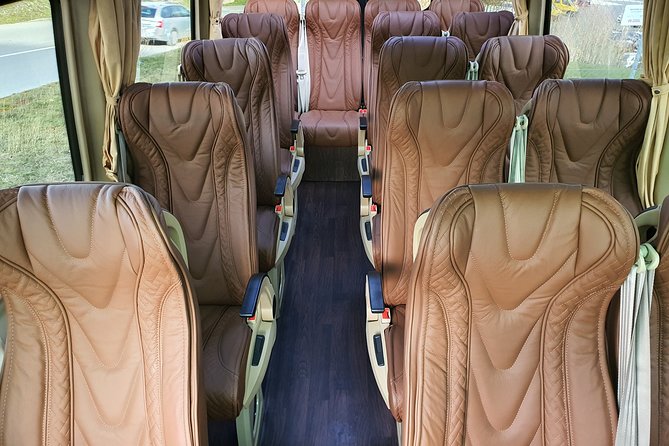Private transfer from Bern City to Zurich Airport - Wi-Fi, bottled water, and the small comforts