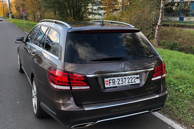 Private transfer from Zermatt Taesch Train Station to Geneva Airport - A direct 2-hour-50-minute ride to Geneva Airport