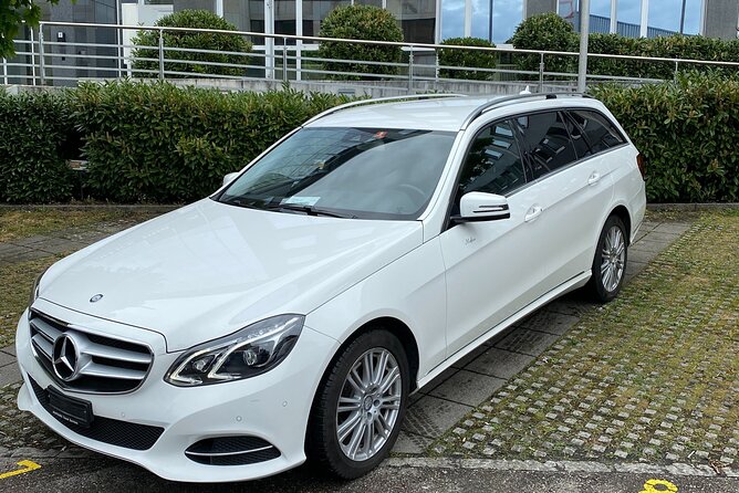Private transfer from Zurich City to Basel Airport - The vehicle, WiFi, and VIP choice