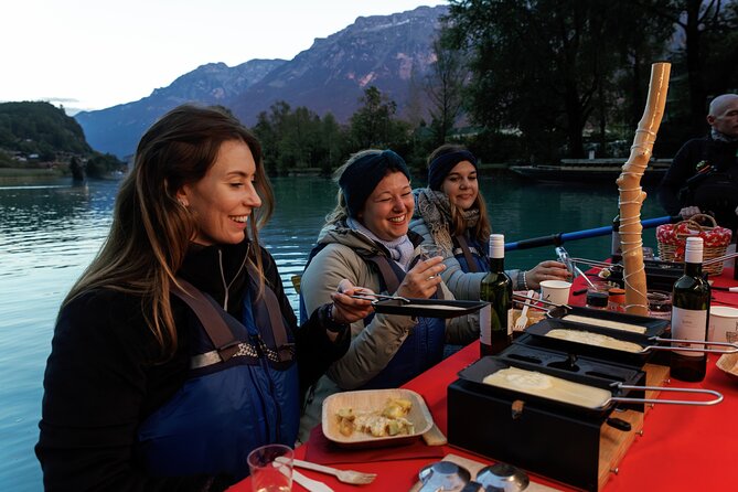 Raclette Rafting in Interlaken - Raclette, potatoes, wine, and warm tea