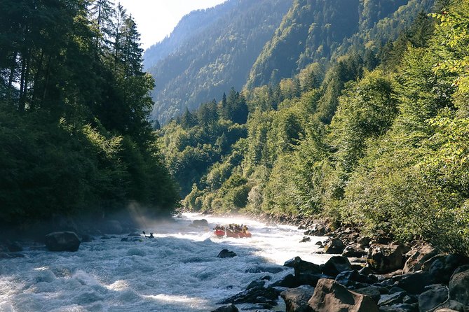 River Rafting Lütschine in Bernese Oberland - Safety training before the first rapid