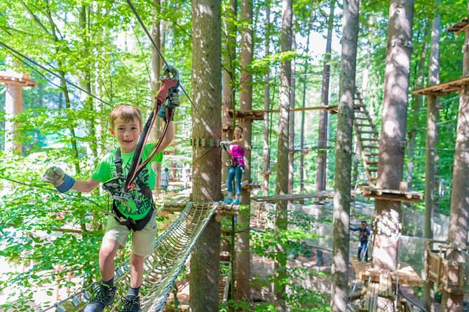 Ropes Park Interlaken - Starting at the Interlaken Ropes Park