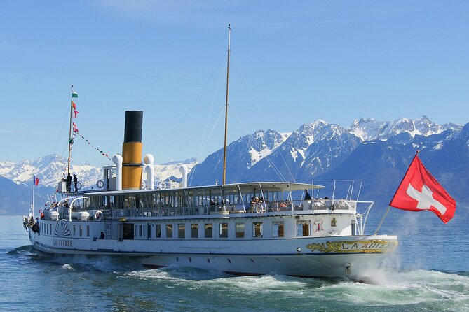 Round trip cruise from Lausanne to Chillon - Returning by Le Bouveret and Villeneuve