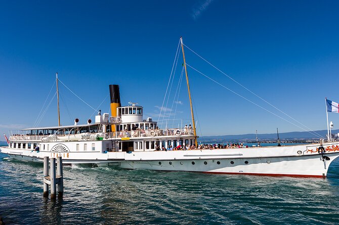 Round trip cruise from Vevey to Chillon - Villeneuve, Le Bouveret, and St Gingolph