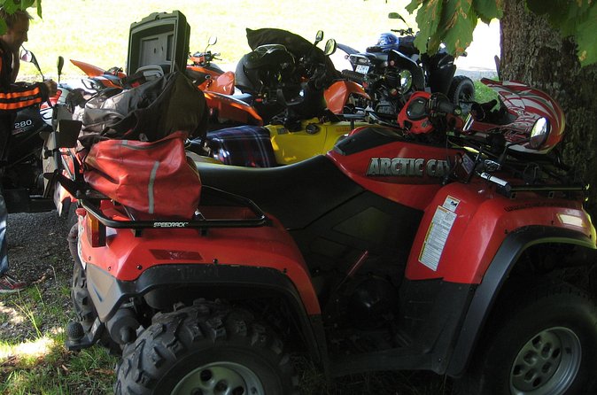 Saturday Quad tour near Zurich - Getting comfortable on the quad before the ride