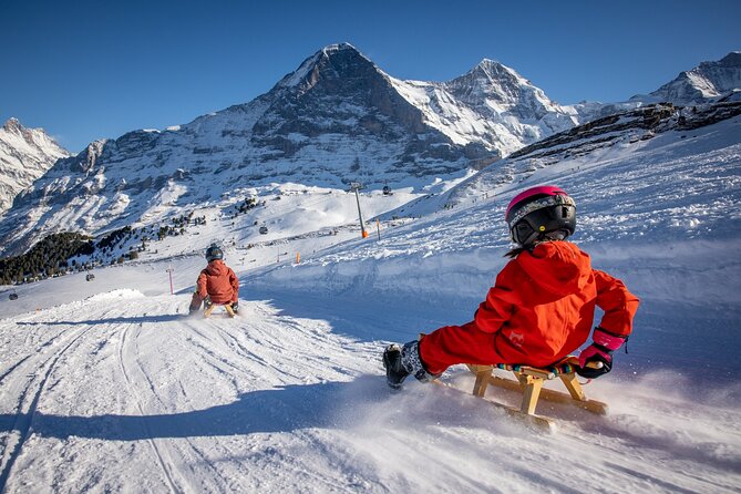 Sledding Cheese Fondue, Chocolate - The 1.5-hour run toward Holenstein